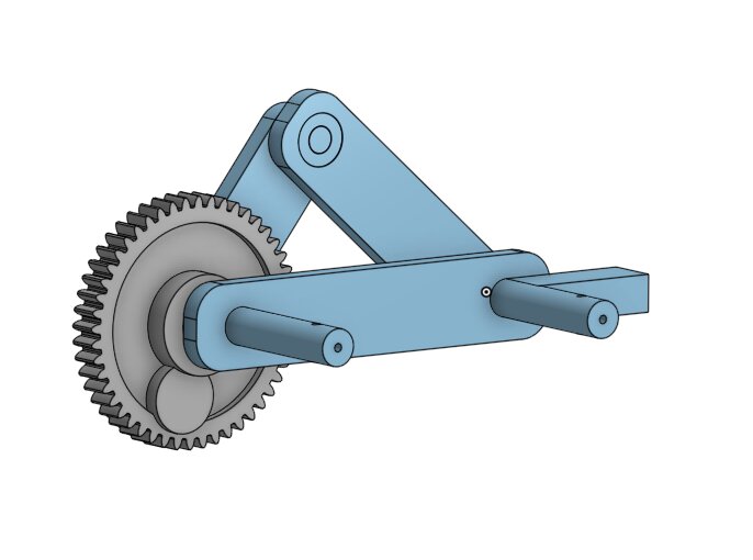 CAD render of the full horse racing track assembly