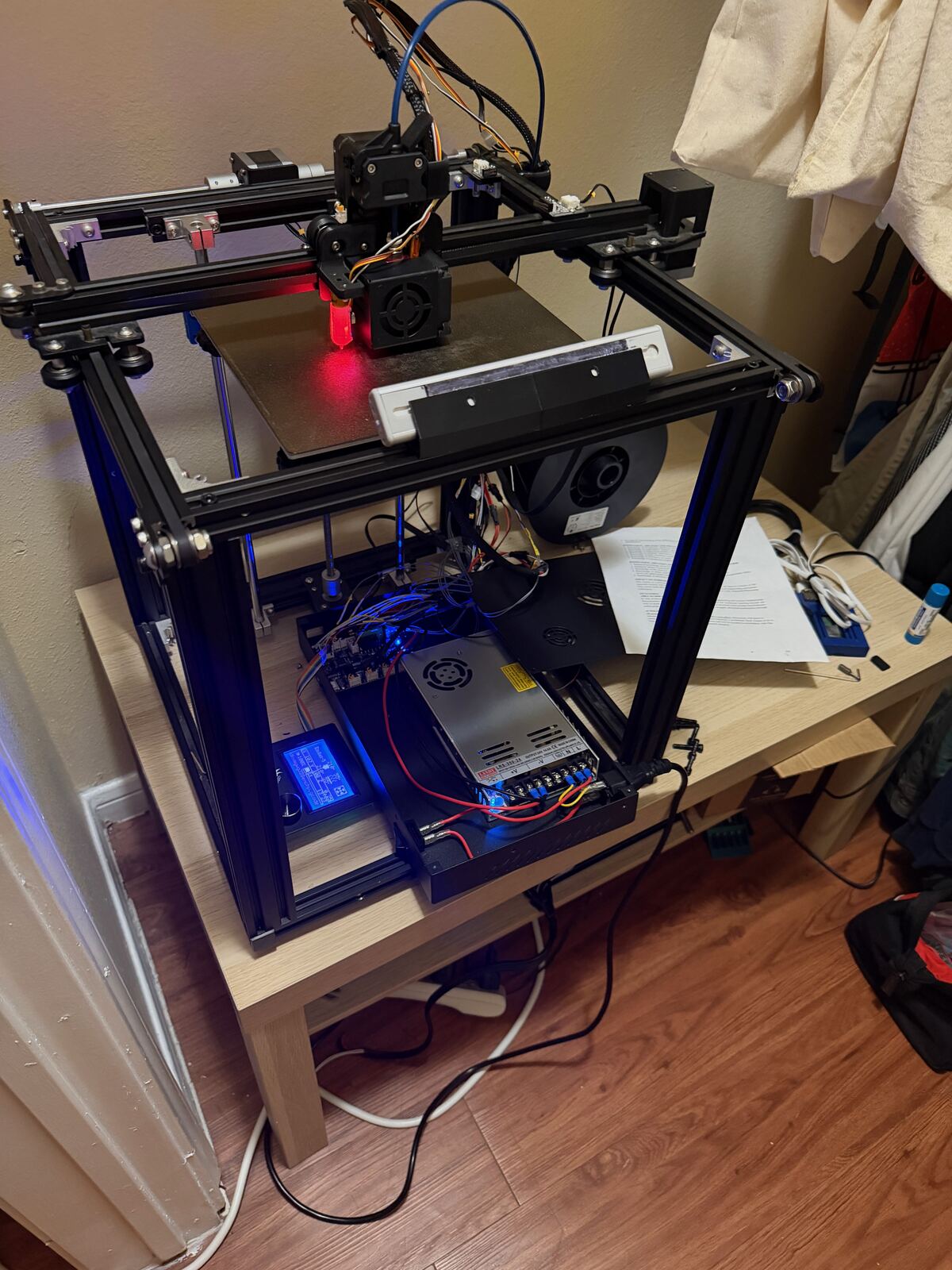 Printer running again after the fix